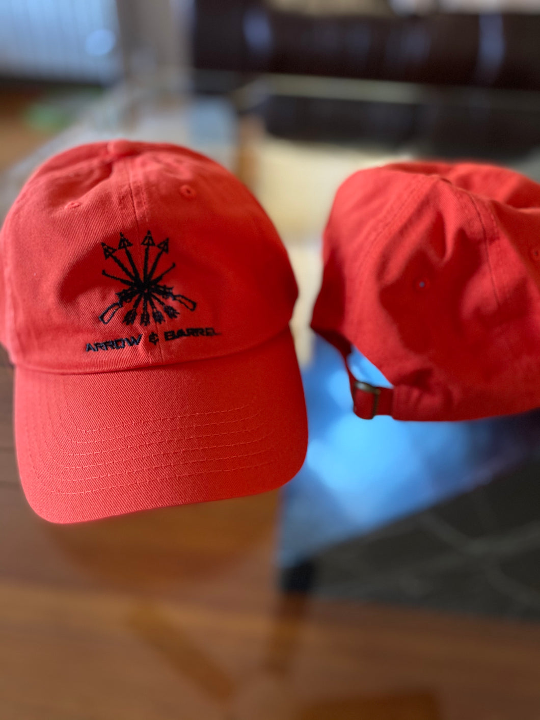 Embroidered Orange Hat